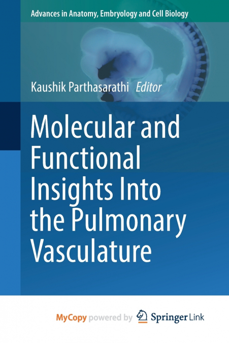 Molecular and Functional Insights Into the Pulmonary Vasculature