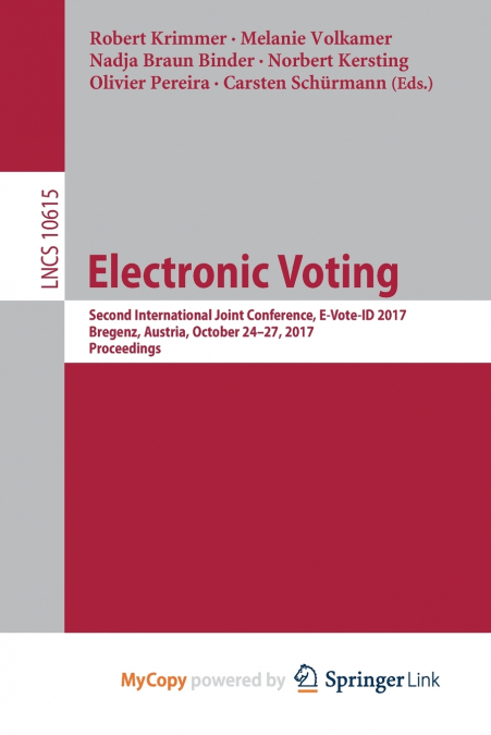Electronic Voting