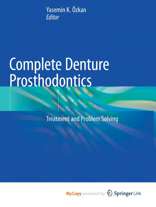 Complete Denture Prosthodontics