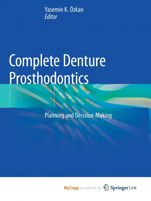 Complete Denture Prosthodontics