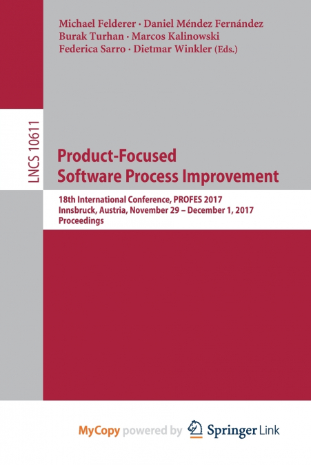 Product-Focused Software Process Improvement