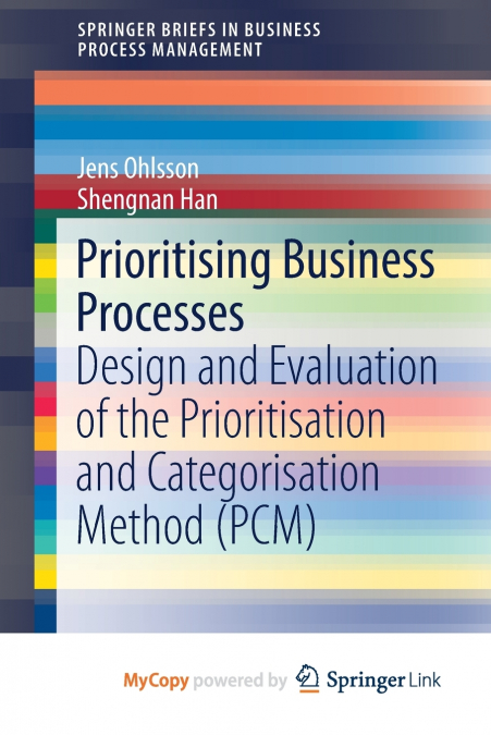 Prioritising Business Processes