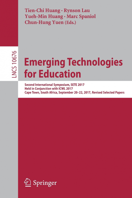 Emerging Technologies for Education