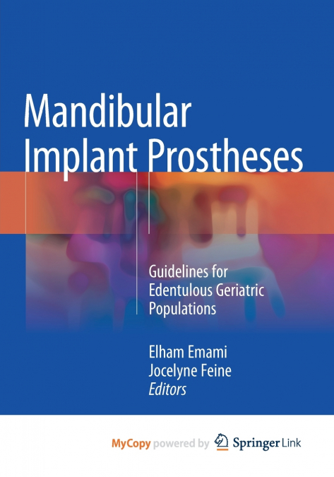 Mandibular Implant Prostheses