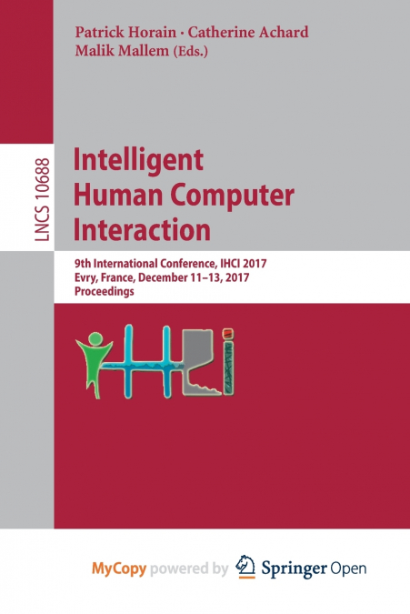Intelligent Human Computer Interaction