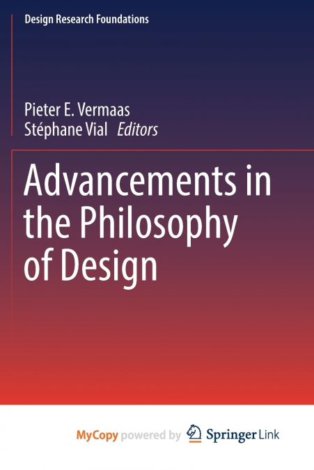 Advancements in the Philosophy of Design