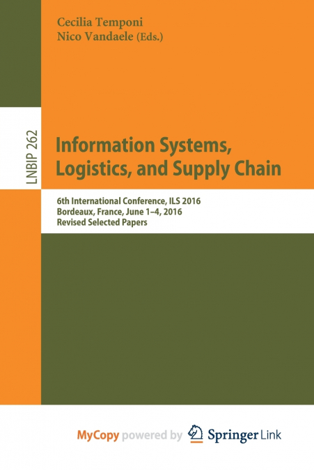 Information Systems, Logistics, and Supply Chain