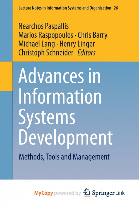 Advances in Information Systems Development