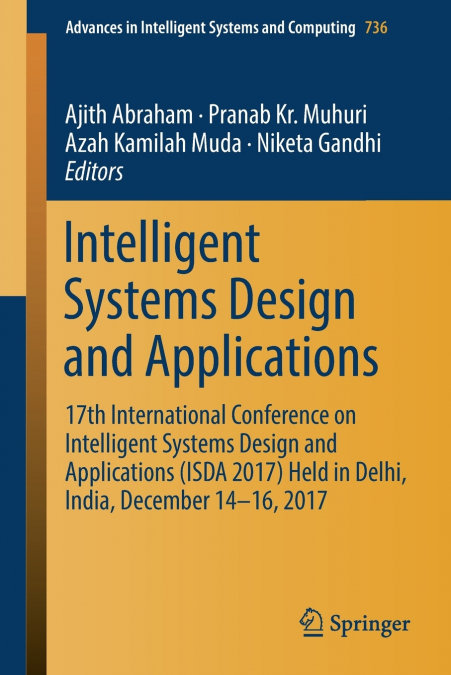 Intelligent Systems Design and Applications