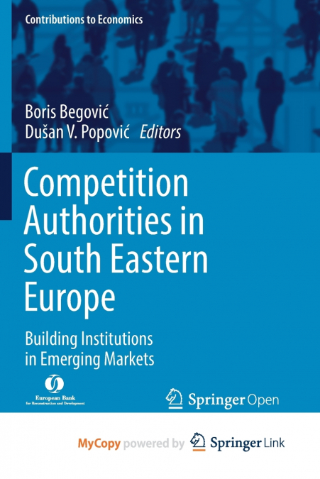 Competition Authorities in South Eastern Europe