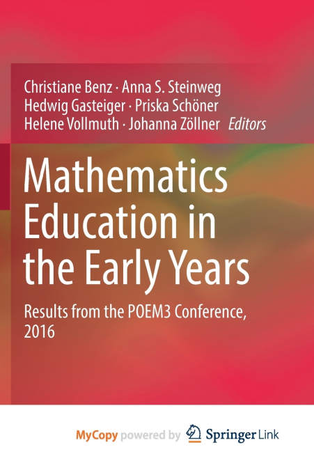 Mathematics Education in the Early Years