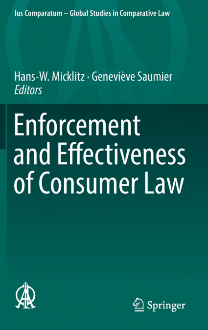 Enforcement and Effectiveness of Consumer Law