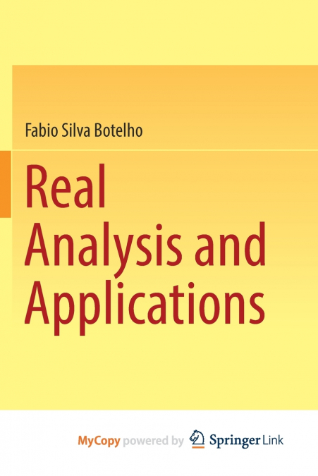 Real Analysis and Applications
