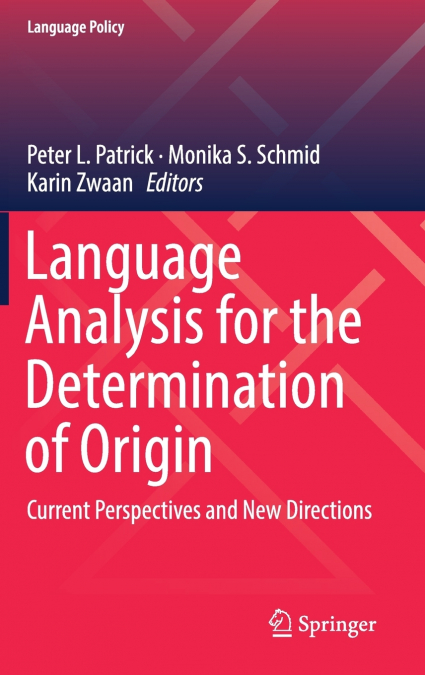 Language Analysis for the Determination of Origin