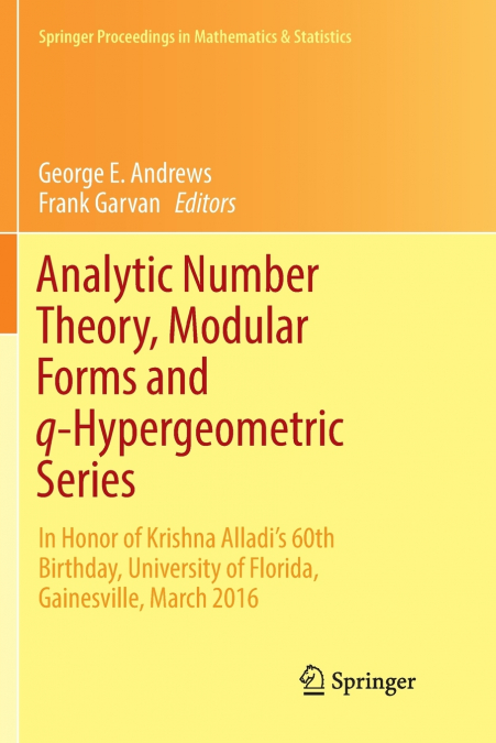 Analytic Number Theory, Modular Forms and q-Hypergeometric Series