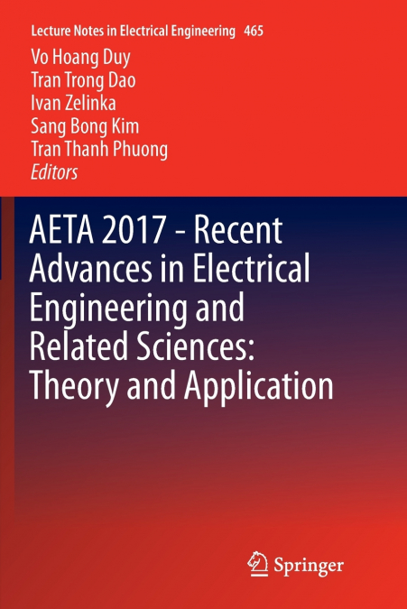 AETA 2017 - Recent Advances in Electrical Engineering and Related Sciences