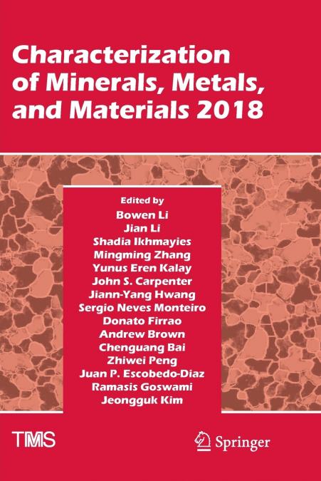 Characterization of Minerals, Metals, and Materials 2018