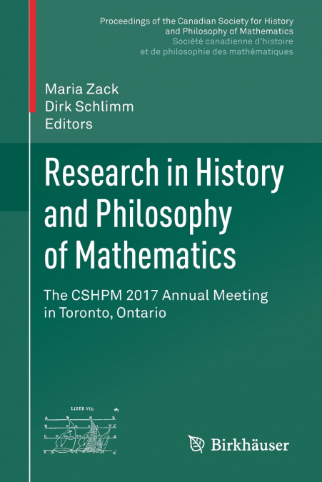 Research in History and Philosophy of Mathematics