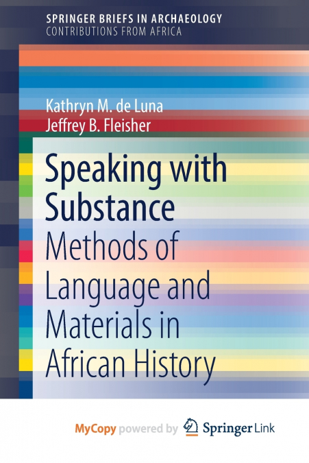 Speaking with Substance