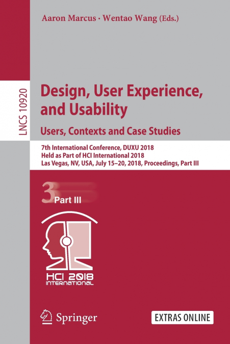 Design, User Experience, and Usability