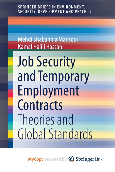 Job Security and Temporary Employment Contracts
