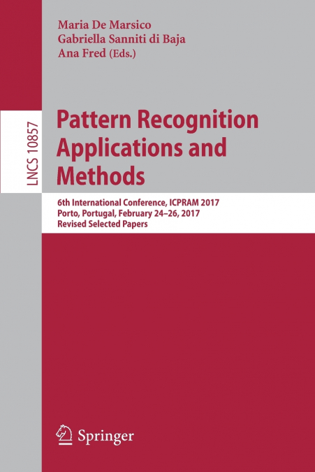 Pattern Recognition Applications and Methods