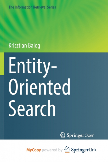 Entity-Oriented Search