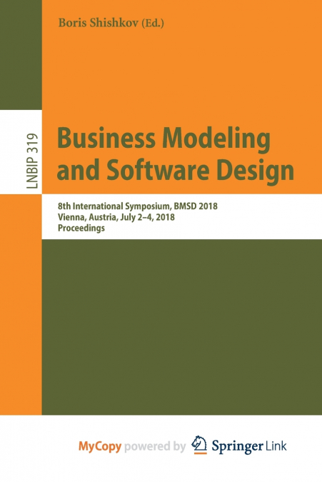 Business Modeling and Software Design