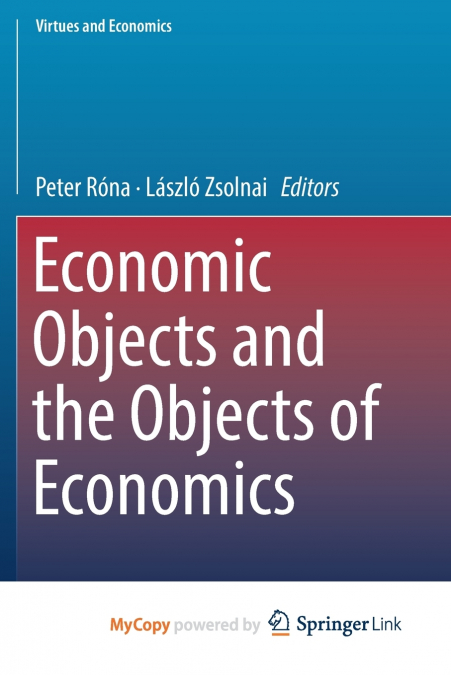 Economic Objects and the Objects of Economics