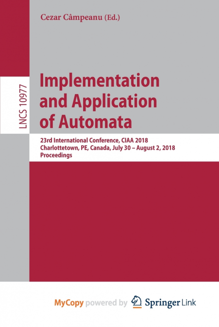 Implementation and Application of Automata