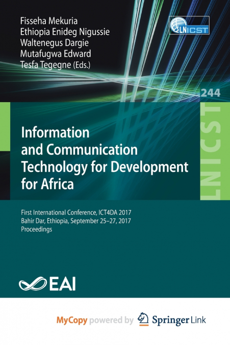 Information and Communication Technology for Development for Africa