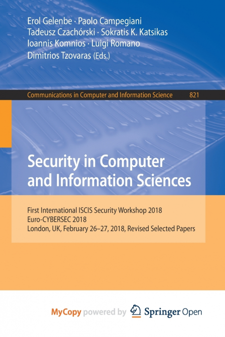 Security in Computer and Information Sciences