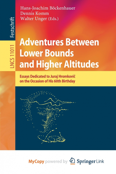 Adventures Between Lower Bounds and Higher Altitudes