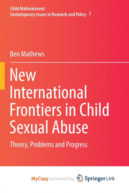 New International Frontiers in Child Sexual Abuse