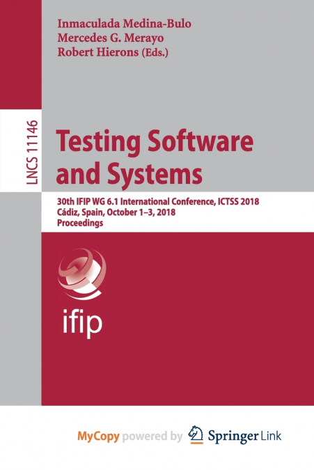 Testing Software and Systems