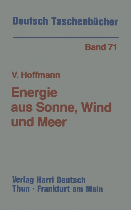 Energie aus Sonne, Wind und Meer