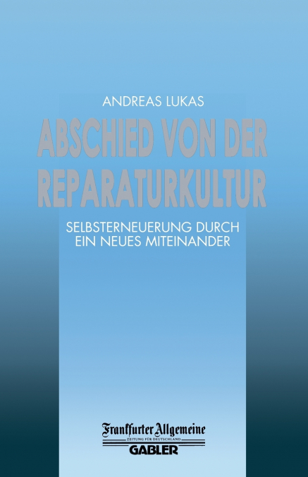 Abschied Von Der Reparaturkultur