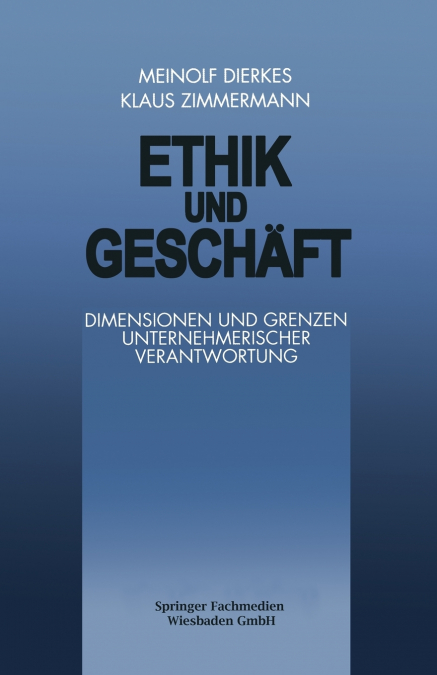 Ethik Und Geschaft