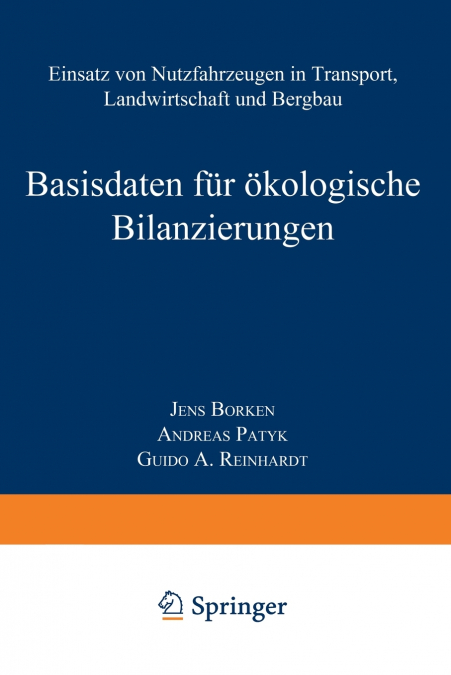 Basisdaten Fur Okologische Bilanzierungen