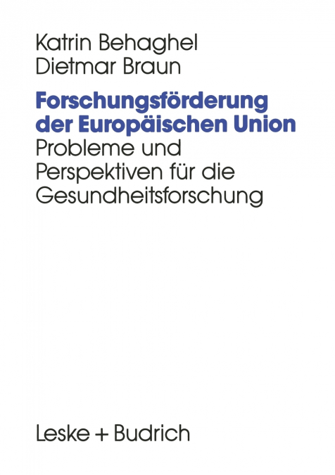 Forschungsforderung Der Europaischen Union