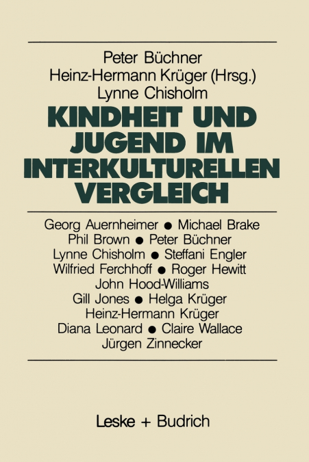 Kindheit und Jugend im interkulturellen Vergleich