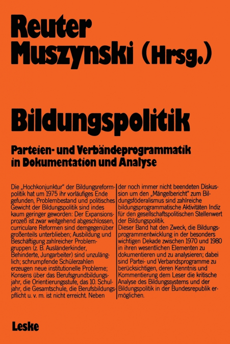 Bildungspolitik