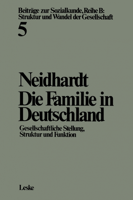 Die Familie in Deutschland