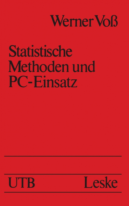 Statistische Methoden Und PC-Einsatz