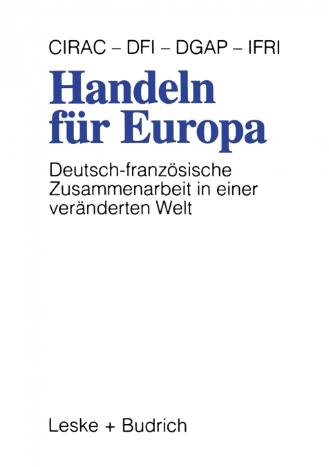 Handeln Fur Europa