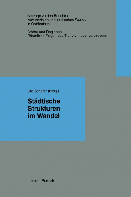 Städtische Strukturen im Wandel