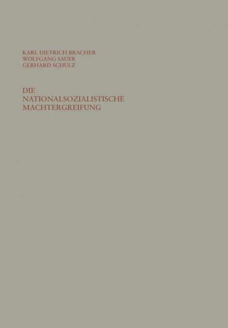 Die nationalsozialistische Machtergreifung