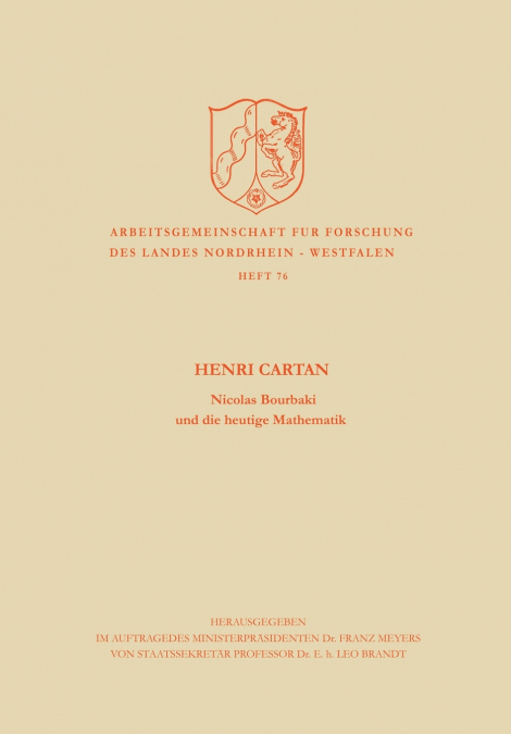 Nicolas Bourbaki und die heutige Mathematik