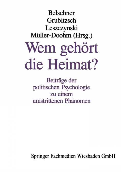 Wem Gehort Die Heimat?