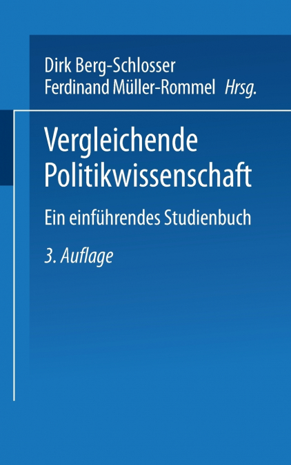 Vergleichende Politikwissenschaft
